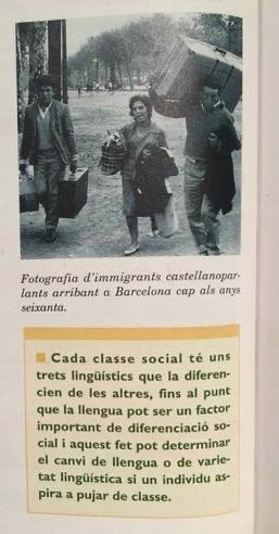 pilarc_pilarc's tweet photo. Libro de texto con el que se adoctrina en el supremacismo, en la xenofobia a los adolescentes catalanes.
La repugnancia que esto provoca es imposible de medir.
Y sí, soy nieta de esa generación que llegó a Cataluña desde otras partes de España con algo que no saben qué es: honor https://t.co/G4DOsVyh9M