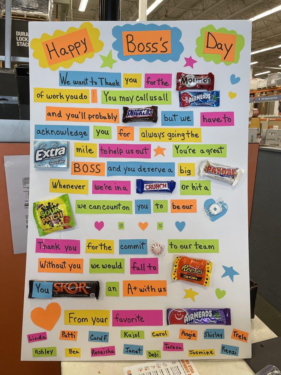 The cashier team made this for FES Bud for Boss’s Day.  What a wonderful gesture to show their appreciation. Well deserved. Bud is one of a kind. <a href="/GreenwoodHD2019/">GreenwoodHomeDepot</a> <a href="/BPlantenberg/">Brody Plantenberg</a> <a href="/Shawn_C_Scott/">ShawnCScott_THD</a> <a href="/Heather38228391/">小蓝视频破解版🔥男男软件🌈gtv金币破解版🔥霸王直播🌈u蓝破解版🔥blued制片厂</a>