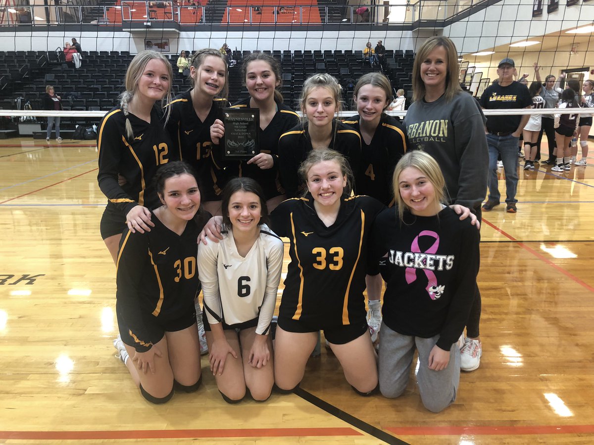 LadyJacketVball's tweet photo. Congratulations to our freshman team rebounding quickly from their 3-set semi-final loss to Jeff City with a win over Rolla earning a 3rd place finish in the Waynesville tournament! 
@LesleyHough @wchristianleb @jacketnation417 https://t.co/AyoWMCWusp