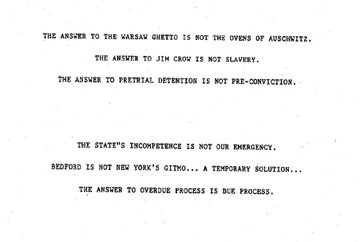 The plan to send women and transgender people from Rikers Island to a prison hours from their families and legal support systems compounds the ongoing injustice.

The people set to be transferred organized a petition. Read their full message: