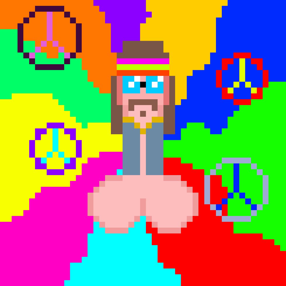 CryptuniqueC's tweet photo. It would be nice to go back to the 60s and... you know 😉 

#NFT #crypto #cryptopunk #punk #punkclub #cryptopenis #pixelart #pixel #nftcollectors https://t.co/W5QXC1FSyN