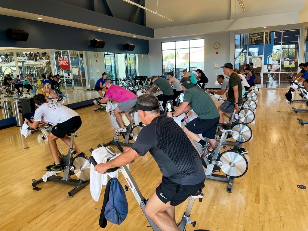 First grade isn’t the only thing I teach! Lead a 90 minute ride this AM for #inshapefightscancer Sweatfest! All proceeds go to help fight cancer!