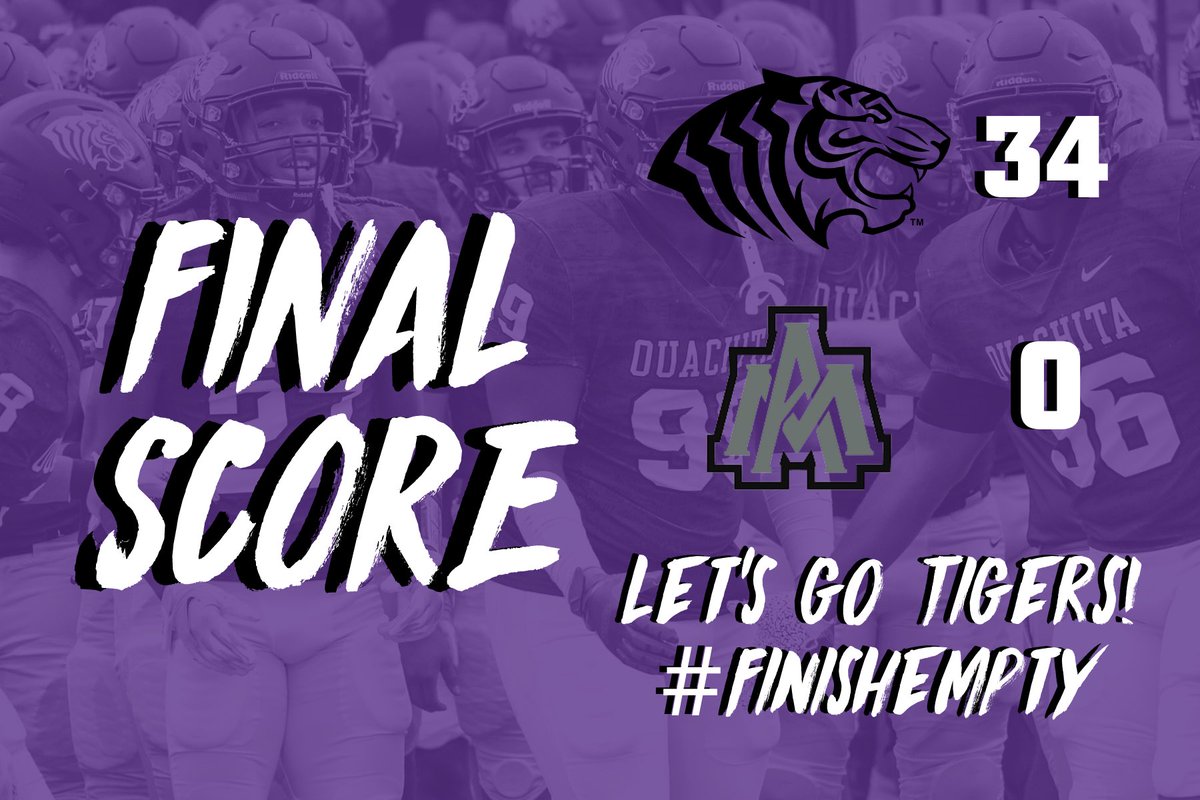 OuachitaFB's tweet photo. Shutout | #FinishEmpty https://t.co/MbBi38C6dl