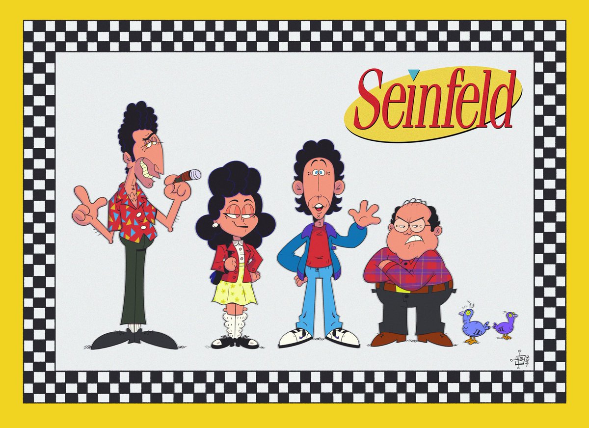 harrybuggz's tweet image. yo netflix, where’s that seinfeld cartoon you promised i could make? @netflix @JerrySeinfeld