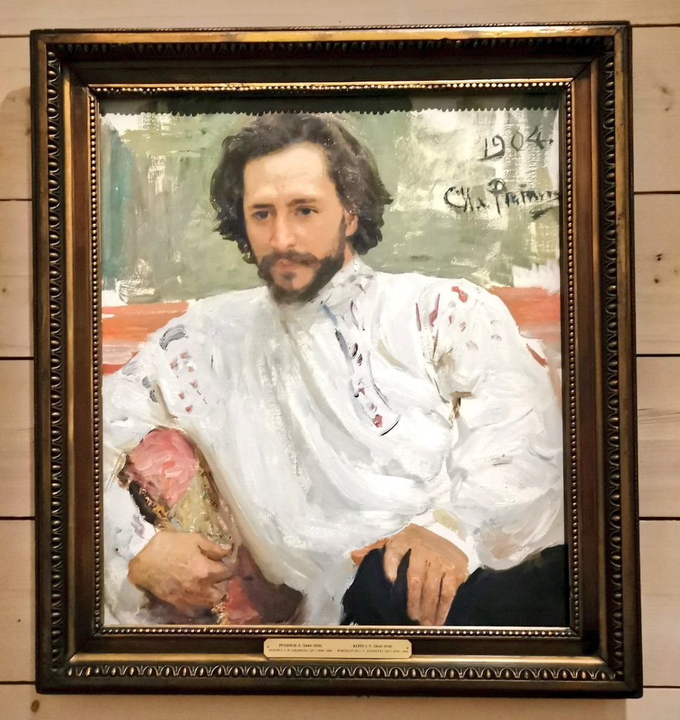 GallaudJjc's tweet photo. Pavlov pratiquant l'orthopédie avec un maillet en bois. Le réalisme à l'honneur pour la magnifique expo Ilya Repine au Petit Palais https://t.co/RzXMfDfYGE