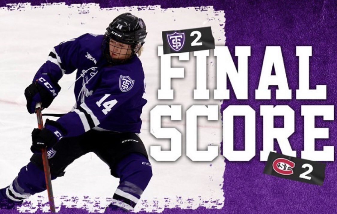 TommieAthletics's tweet photo. Is it officially an unbeaten streak? @USTwomenhockey 2-0-1 in its last three #RollToms https://t.co/2Q5lhx4dAI