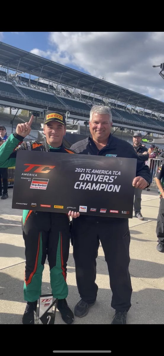 ForbushTeam's tweet photo. YOUR 2021 @tc_america TCA CHAMPION! Take a bow Caleb Bacon! Luke Rumburg brought second i. the championship home and together they clinched the Team championship! #forbushperformance #racing #motorsport #b2bmarketing #ims #tcamerica https://t.co/IyDQk7hchM