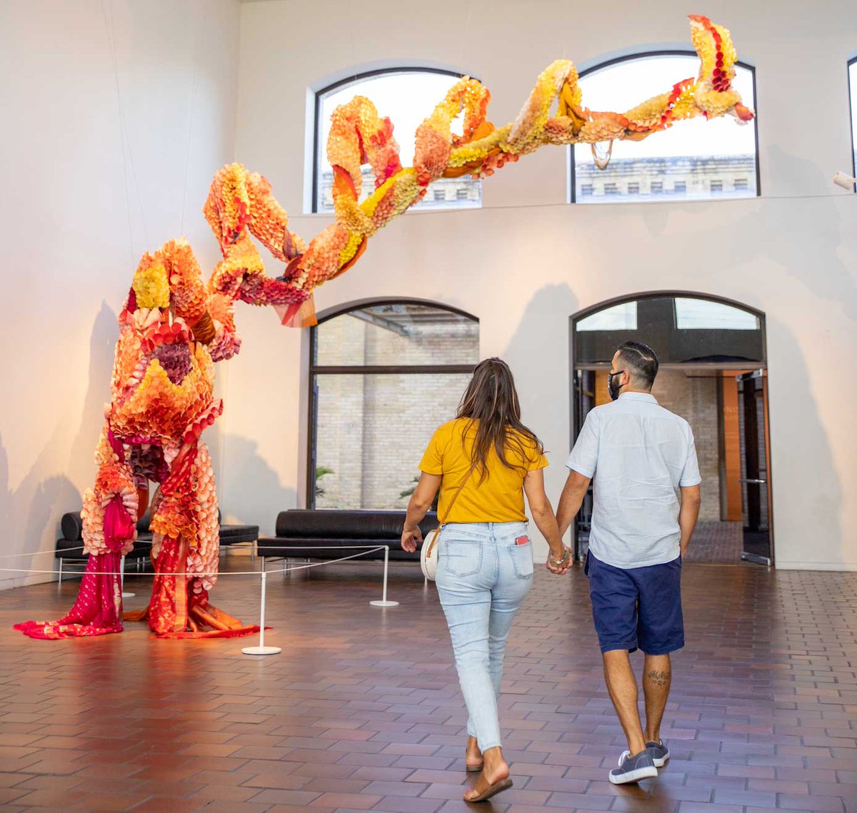 SAMAart's tweet photo. Have you seen the #TexasBiennial exhibition yet? If you're a Bexar County resident, you enjoy FREE general admission on Sundays from 10 am to 12 pm, thanks to the Mays Family Foundation! It includes the Texas Biennial. Visit soon. https://t.co/NQYSSzLWpj