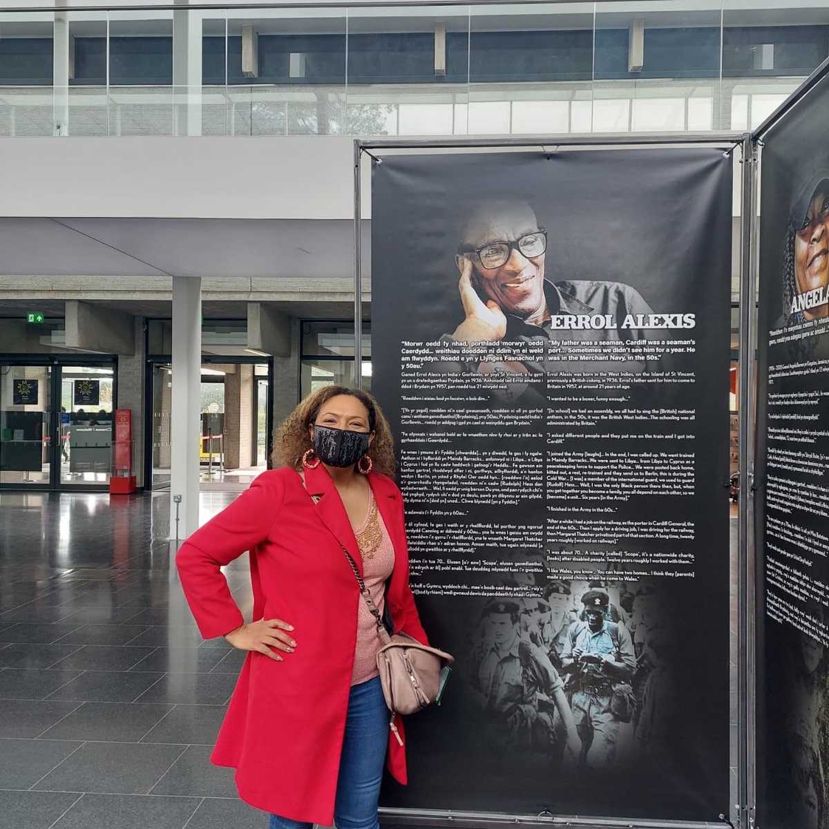Lovely day at Windrush Cymru. Really proud my Unc Errol is included and a few familiar faces. Stories captured are so special. Congrats to all those who contributed &amp; organised this 👏🏾
#family #wales #museum #windrush #exhibition #heritage #stvincent #welsh <a href="/StFagans_Museum/">Sain Ffagan | St Fagans</a>
