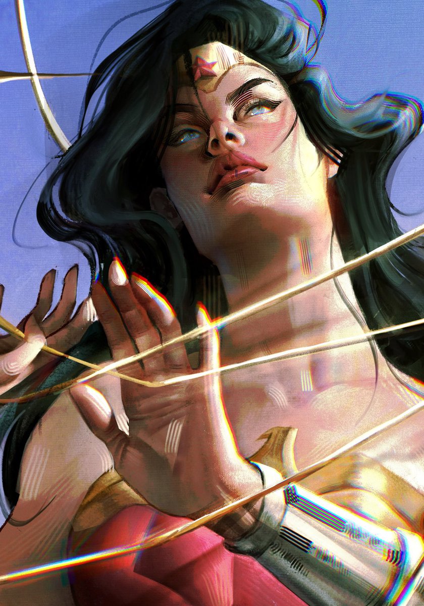 nkjuls's tweet photo. i illustrated the cover for Wonder Woman: Evolution #3. ⭐️ https://t.co/DP5usCqRI5