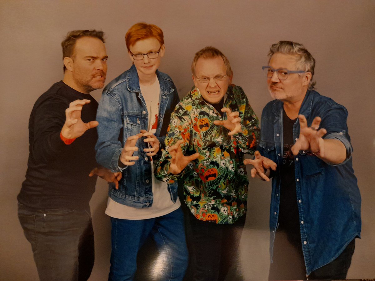 robinstorry72's tweet photo. Great meeting part of the Monster Squad today at @ftlohorror @andregower and @killryan111 you are legends ...' rock until you drop ' https://t.co/hfCrao1NJ6