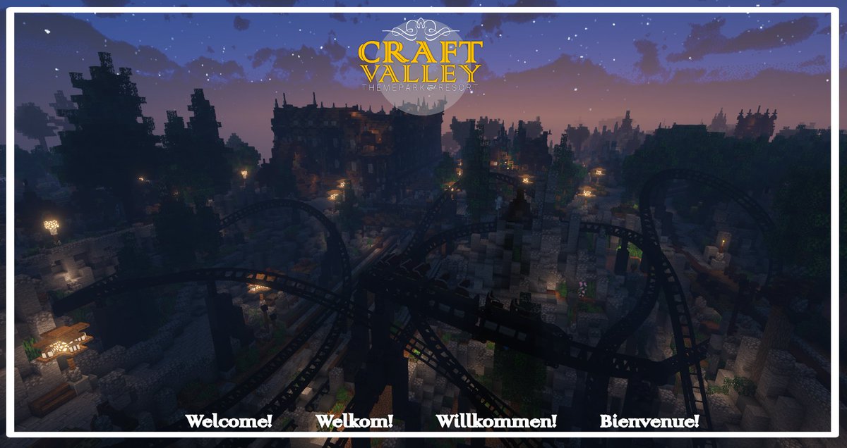 CraftValleyEN's tweet photo. -------§- CraftValley Announcement 🔔-§--------
The amazing Mjolnir Rework is finally complete! Experience the amazing new track layout and system throughout the ride!

Check it out today at https://t.co/v7plVPOzIJ (Java 1.16.5) https://t.co/32daSVpPbo