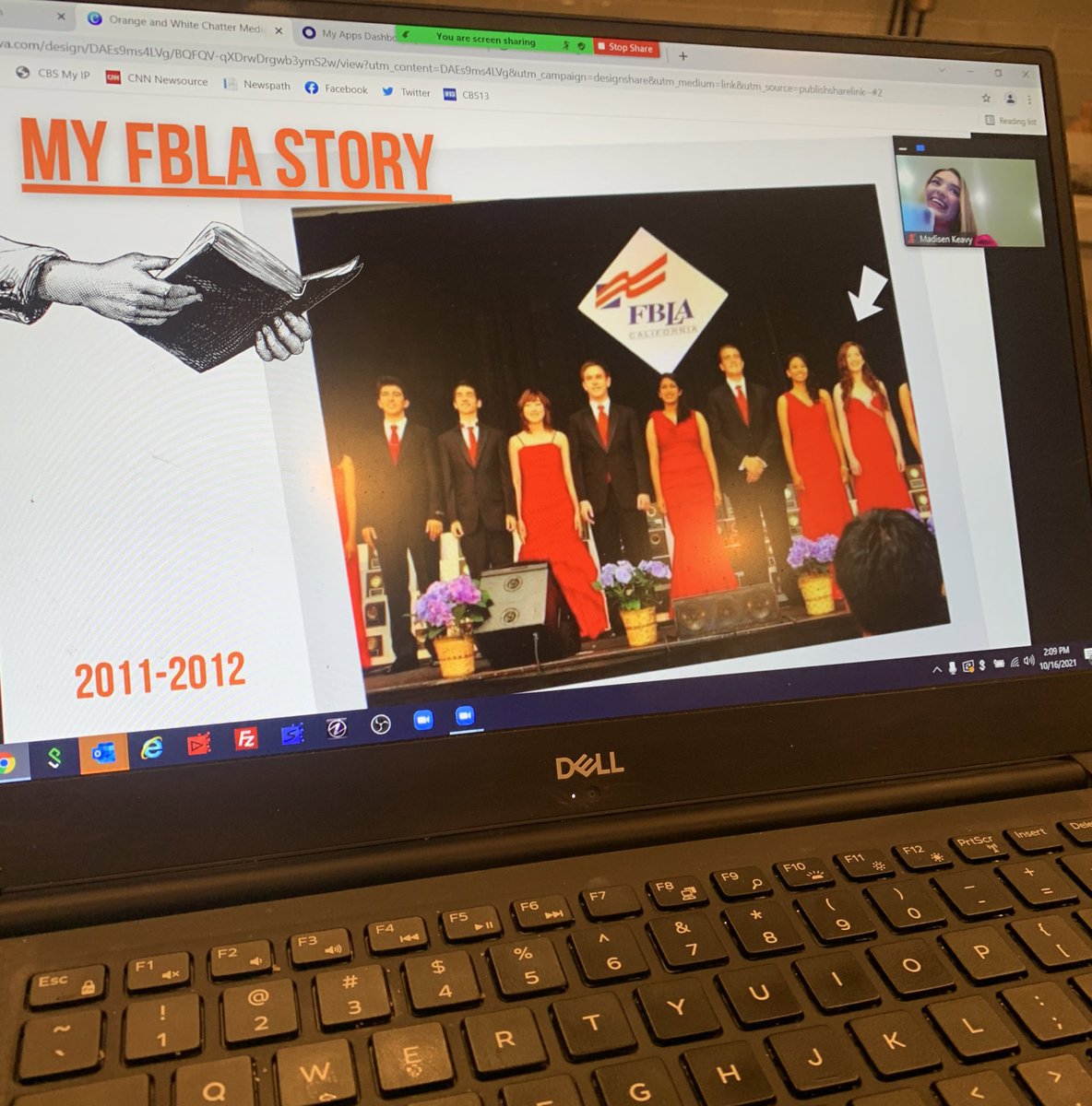 madisenkeavy's tweet photo. Wow, I had a great afternoon with @CAFBLA! Loved presenting at CA LDI &amp; getting to walk down memory lane. The future is bright! 💫 @FBLA_National @RedwoodFBLA_ https://t.co/4drzhl2sQn