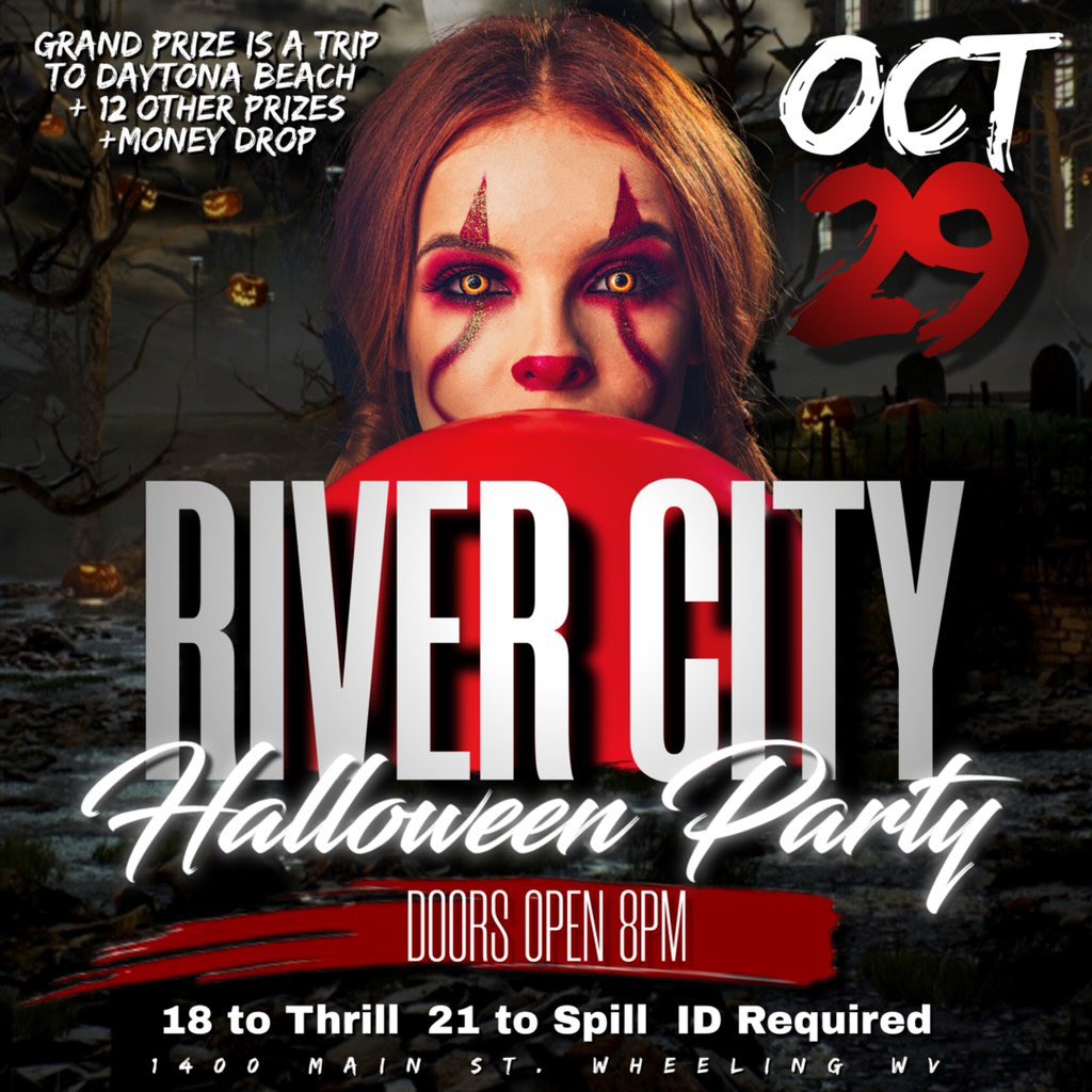 DJ_Cardwell's tweet photo. Annual Halloween Costume Party! We always promise BIGGER AND BETTER! Making it rain from the 3rd floor with our annual money drop!💸 Grand Prize costume gets 3 night stay in Daytona Beach!!!😧 See you there! https://t.co/DWTVaFpEMO