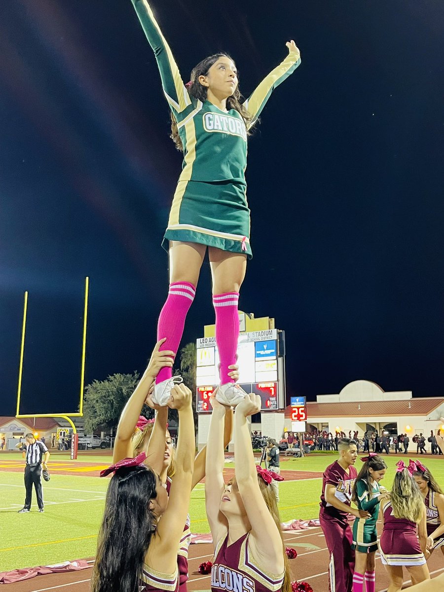 I can do it because I learned from the best! #cheersister #FridayNightLights 🏈💛💚📣<a href="/avabarreraa/">Ava</a> <a href="/CheerLfhs/">LFHS Cheer</a> <a href="/resaca_gators/">Resaca Middle School</a> <a href="/ResacaAthletics/">Resaca Gators Athletics</a>