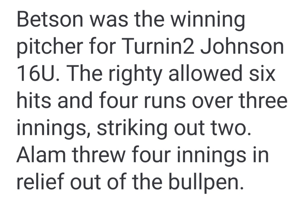 16uT2's tweet photo. Came back with our bats in the 2nd game. When we hit, we hit!!
Our pitching is solid. https://t.co/nBnHPwgNCn