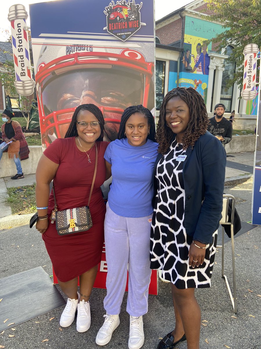 Ruthzee's tweet photo. Went to the 2nd Annual Deatrich Wise Block Party in Mattapan this afternoon and it was a lot of fun.  Good people, good food, good times in community.  @wisehog94 #bospoli https://t.co/LYAxxsuP8O