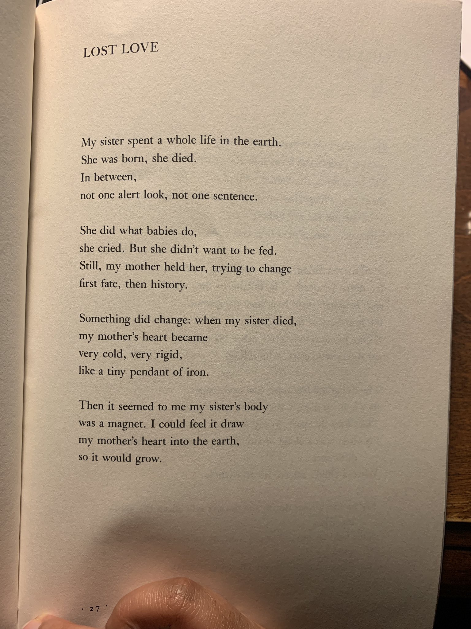 Sarah Kersey On Twitter: This Poem Is From Ararat By Louise Gluck. I'm  Currently Sitting At My Desk Trying Not To Totally Lose It. In Seven Years,  I Haven't Found An Articulation