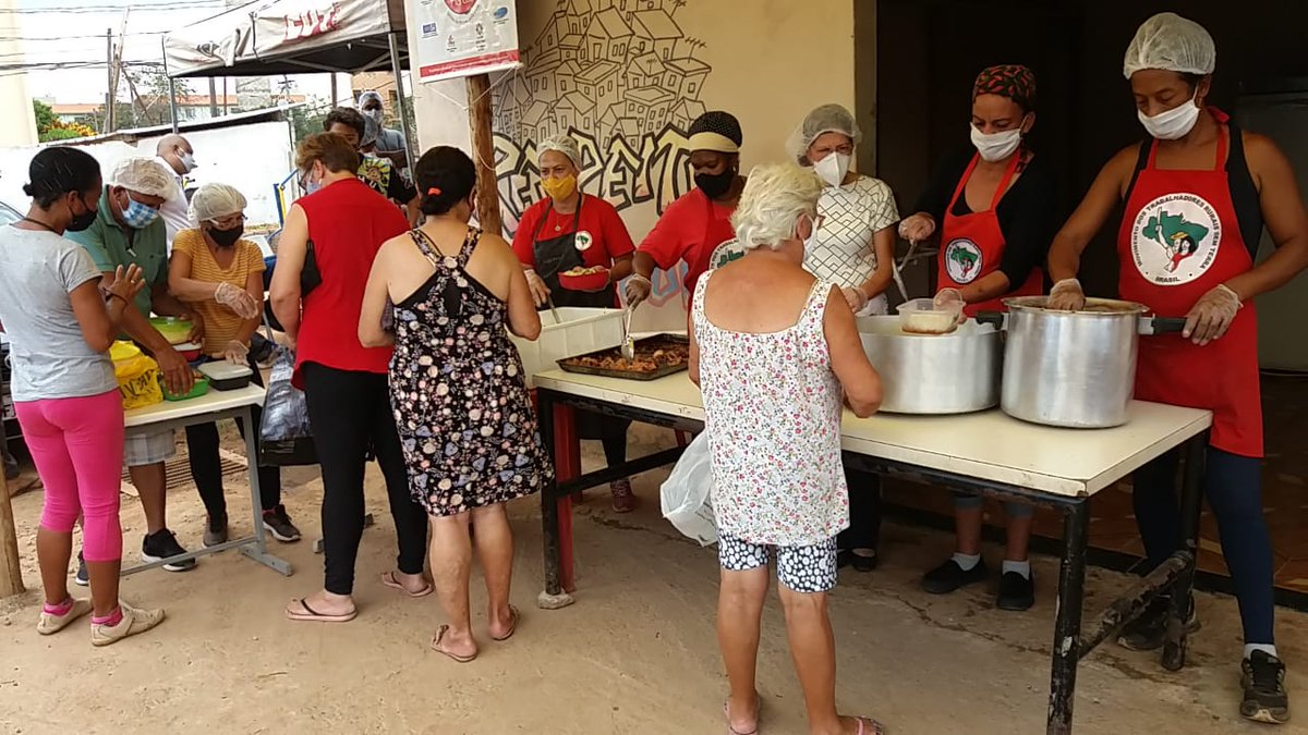 🥦🍽️ A Cozinha Solidária São Marcos já distribuiu 12 toneladas em refeições, em Campinas/SP🥘 Completamos no dia 14 de outubro 4 meses de cozinha que distribui mais de 300 refeições diárias na região do São Marcos, totalizando cerca de 12 toneladas de alimentos. #LuteContraFome