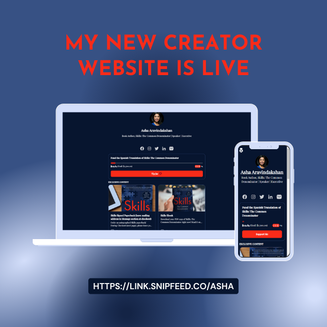 DCasha's tweet photo. I launched a new #Creator website on @Snipfeed_! Check out the #skillsbyasha content and browse the available items to let me know what else to add #booklaunch #newlinkinbio #CreatorEconomy #BookTwitter https://t.co/dSlQ6egCme