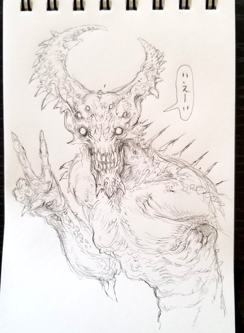絵仕事のストレスを落書きで解消 