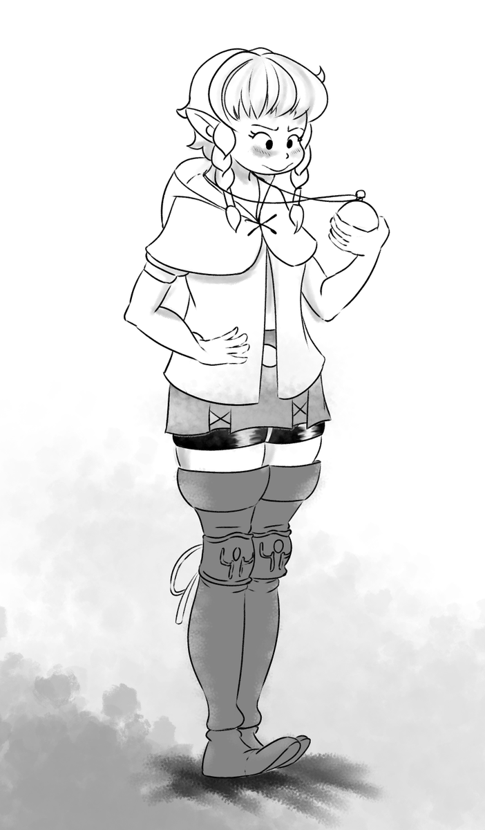 Silverbob7's tweet photo. Inktober #16, "Compass"
A little love towards  Linkle.

#inktober2021 #Inktober #Linkle
#LegendofZelda https://t.co/ZYLyeFoS2C