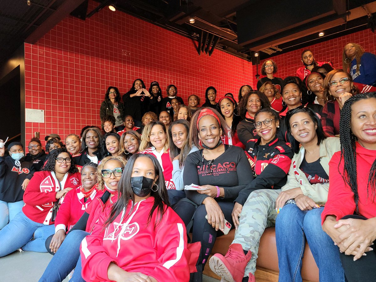 Our Sweet Sorors from <a href="/CMACDeltas/">Chicago Metropolitan Alumnae Chapter</a> &amp; <a href="/lambdadst/">Thee MOST Magnificent</a>; what an exciting event!

#MIDS2021 #CMACSTRONG <a href="/TimeOutMarket/">Time Out Market</a>