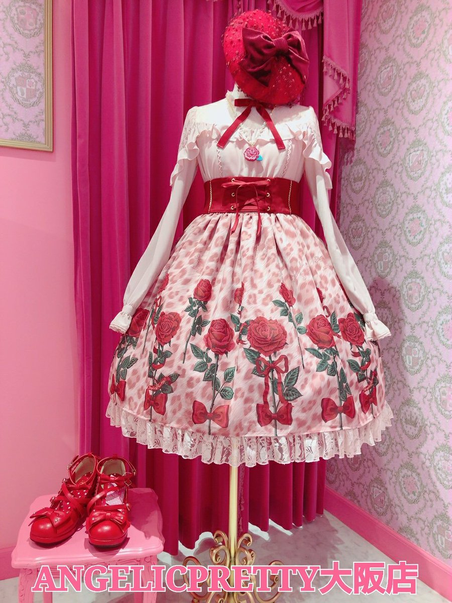 Angelic Pretty シークレットローズプリンセスワンピース 黒