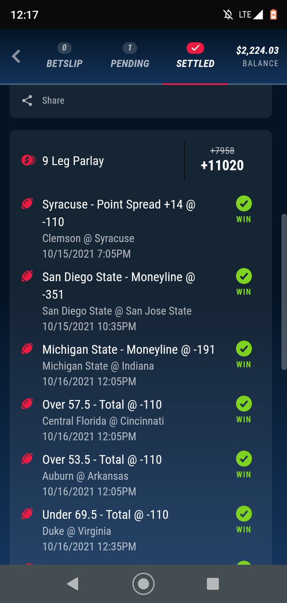 biggredd1212's tweet photo. @LifeTakesBlog @Pickswise you love to see it😍😍🙏🙏 $20➡️2K
#SportsBetting #BiggWin https://t.co/bg0yrvYmjs