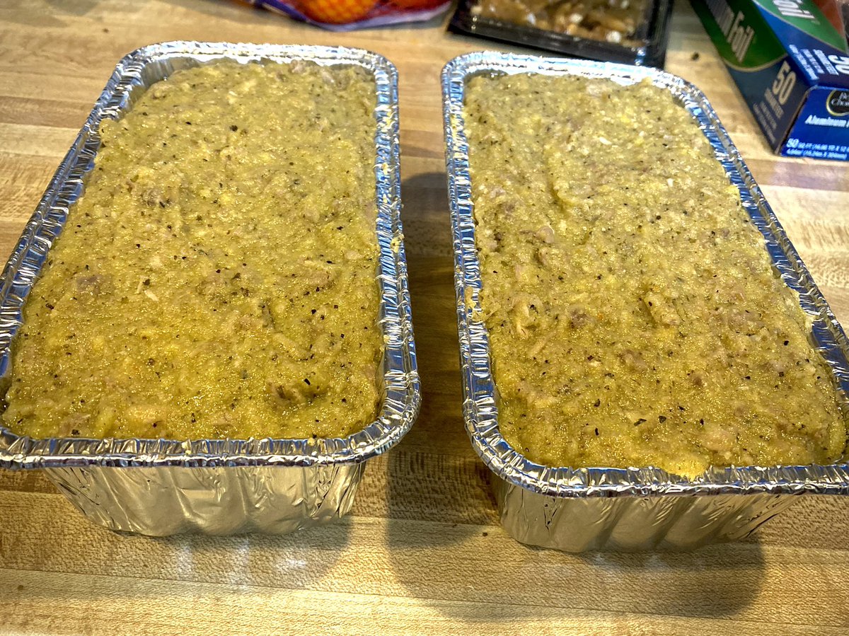 AncloudAndy's tweet image. What does the first frost of the year mean?  Homemade Scrapple!  Or Pon Hous as we call it in the Ozarks.  I can’t wait until breakfast