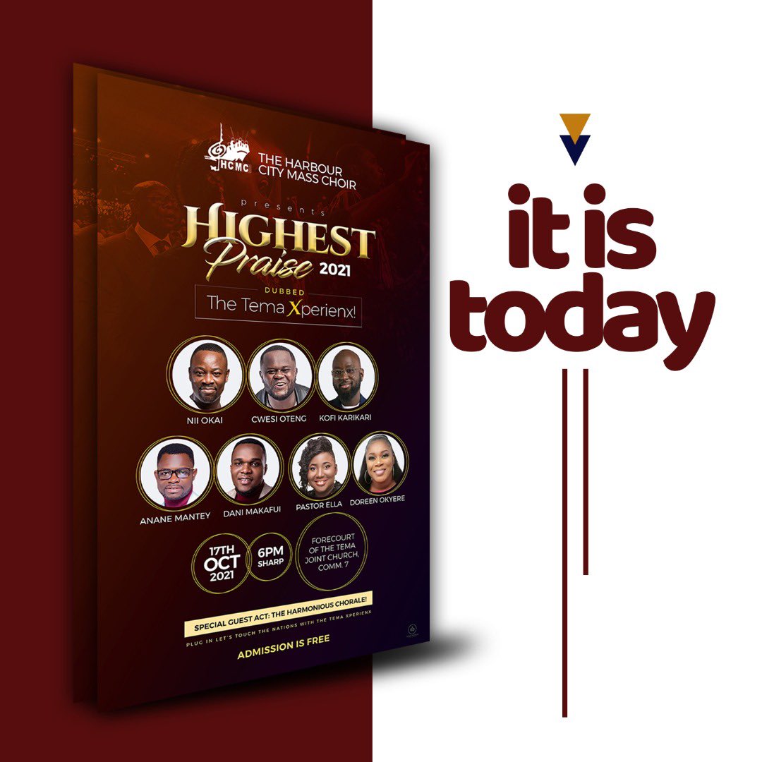 crentsilato's tweet photo. It’s today!!!
@hcmcgrp #highestpraise2021 #thetemaxperience https://t.co/Yy5gv6IyGb