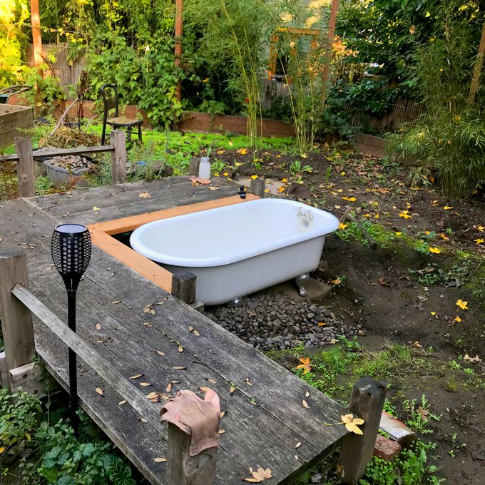 #BackyardTub #PorterBackyardTub Tub is plumbed, Bamboo is in the ground, everything is ready. Let's shoot<a href="/tag/backyardtub"class="tags">#BackyardTub</a><a href="/tag/porterbackyardtub"class="tags">#PorterBackyardTub</a><a href="/tag/porn"class="tags"><span>#porn</span></a>