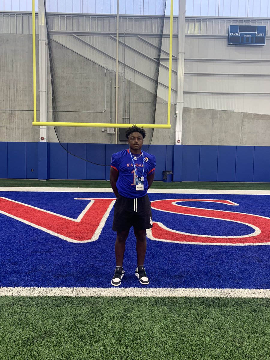 Thank you for having me <a href="/KU_Football/">Kansas Football</a>  #RockChalk