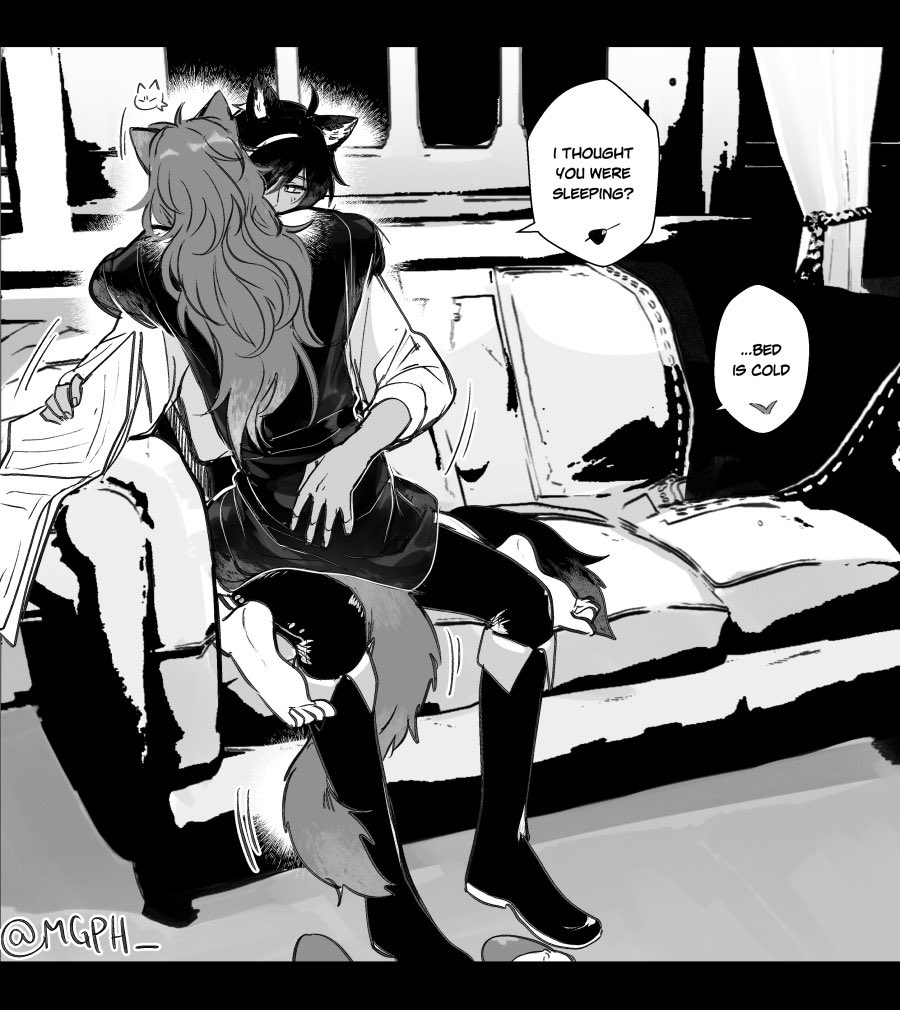 #KaeLuc Bed is where ever Kaeya is