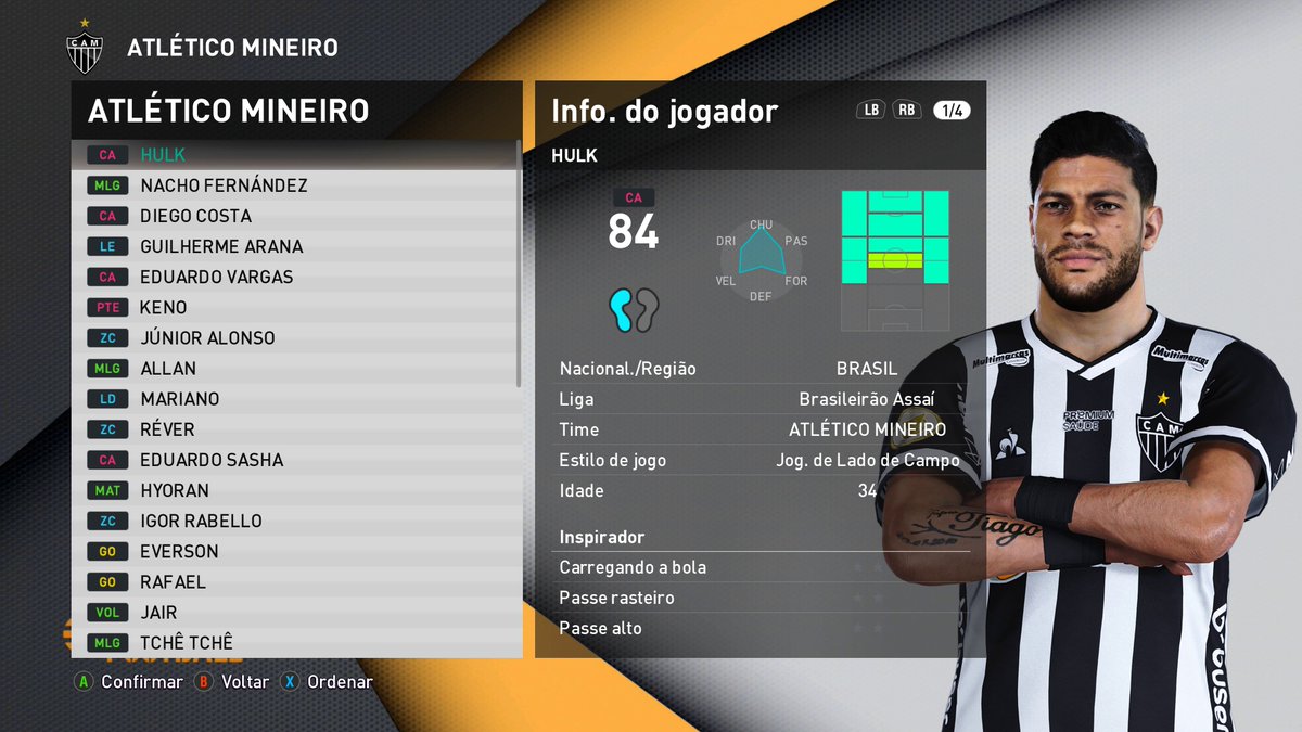 TudodePES's tweet photo. PES 2021 - PRINCIPAIS FACES DOS CLUBES EUROPEUS E SULAMERICANOS NO PATCH BMPES 5.00 

https://t.co/MAx776fXFl

#BMPES #PATCHBMPES #PES2021 #eFootball  #Marinho #Arrascaeta #Willian #YuriAlberto #Hukl #Caleri https://t.co/16Qhyw1Elv