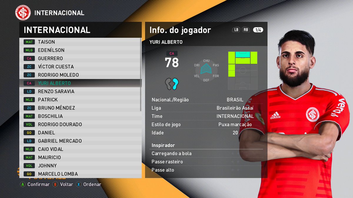 TudodePES's tweet photo. PES 2021 - PRINCIPAIS FACES DOS CLUBES EUROPEUS E SULAMERICANOS NO PATCH BMPES 5.00 

https://t.co/MAx776fXFl

#BMPES #PATCHBMPES #PES2021 #eFootball  #Marinho #Arrascaeta #Willian #YuriAlberto #Hukl #Caleri https://t.co/16Qhyw1Elv