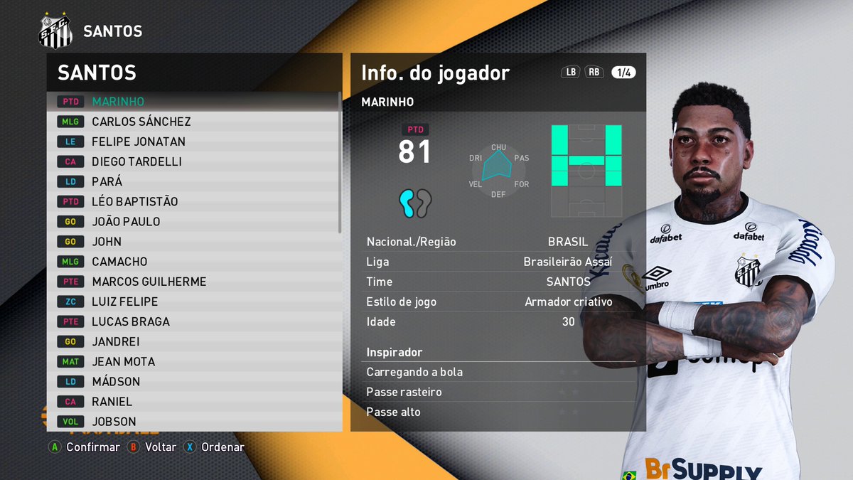 TudodePES's tweet photo. PES 2021 - PRINCIPAIS FACES DOS CLUBES EUROPEUS E SULAMERICANOS NO PATCH BMPES 5.00 

https://t.co/MAx776fXFl

#BMPES #PATCHBMPES #PES2021 #eFootball  #Marinho #Arrascaeta #Willian #YuriAlberto #Hukl #Caleri https://t.co/16Qhyw1Elv