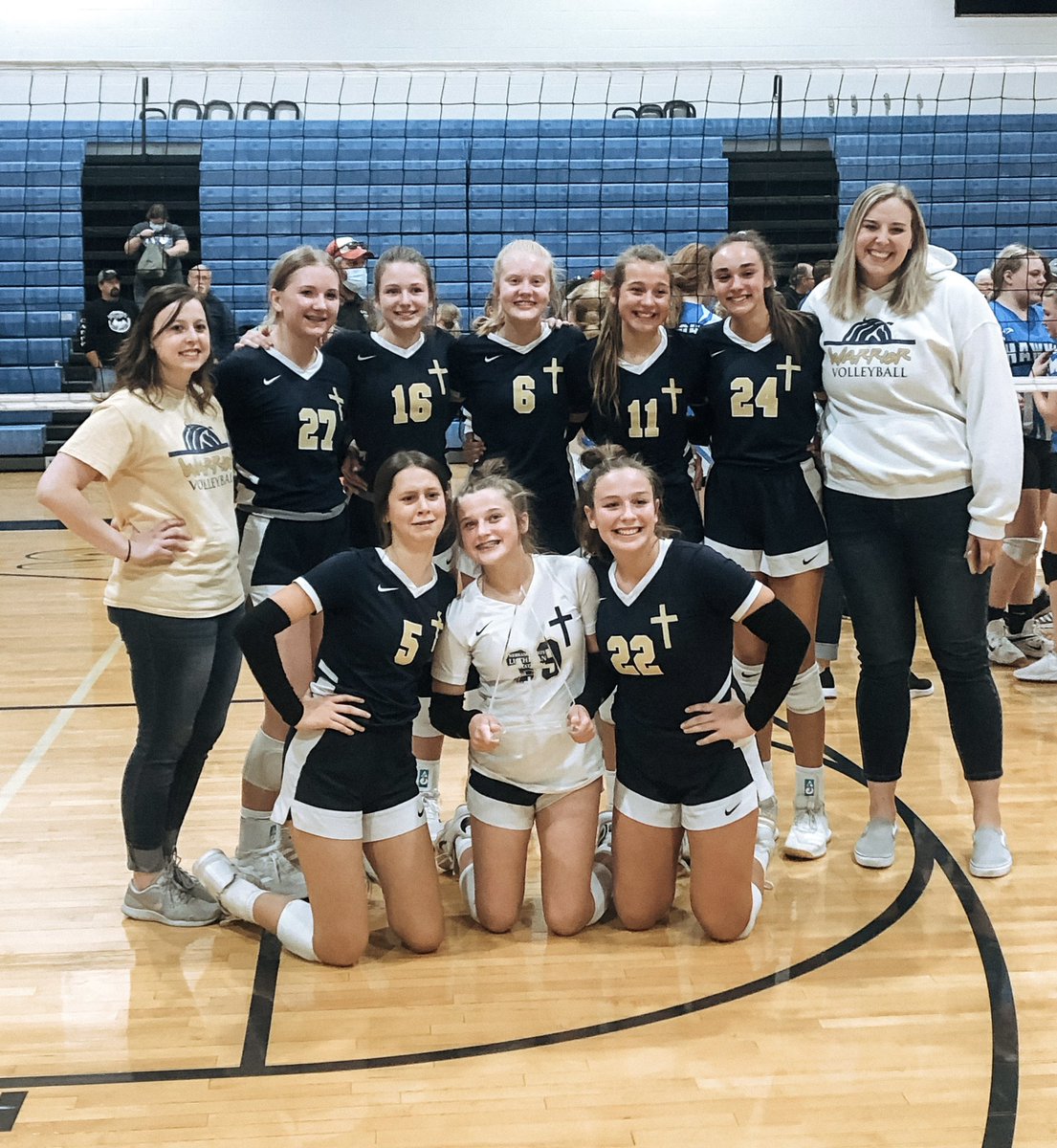 LL_Warriors_VB's tweet photo. Congrats to our middle school A team for winning the championship at the All Lutheran State Tournament in the A division!

Great job to the B team for finishing runner up in their division. The future is bright. Way to go Warriors! https://t.co/kLC0s2eoiz
