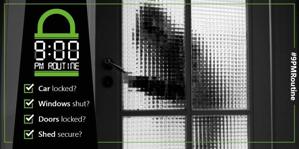 #9PMRoutine #GoodnightAlbemarle #CrimePrevention