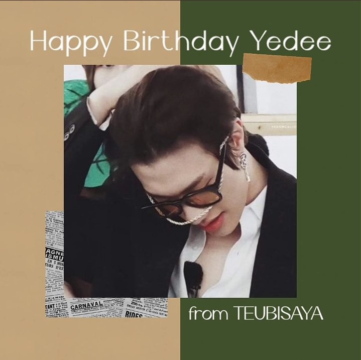 teubisaya's tweet photo. Happy birthday, Yedee! Wishing you good health and happiness forever. Enjoy this beautiful day! ❤❤❤ @yedamiyee https://t.co/X0AcMOeEZ0