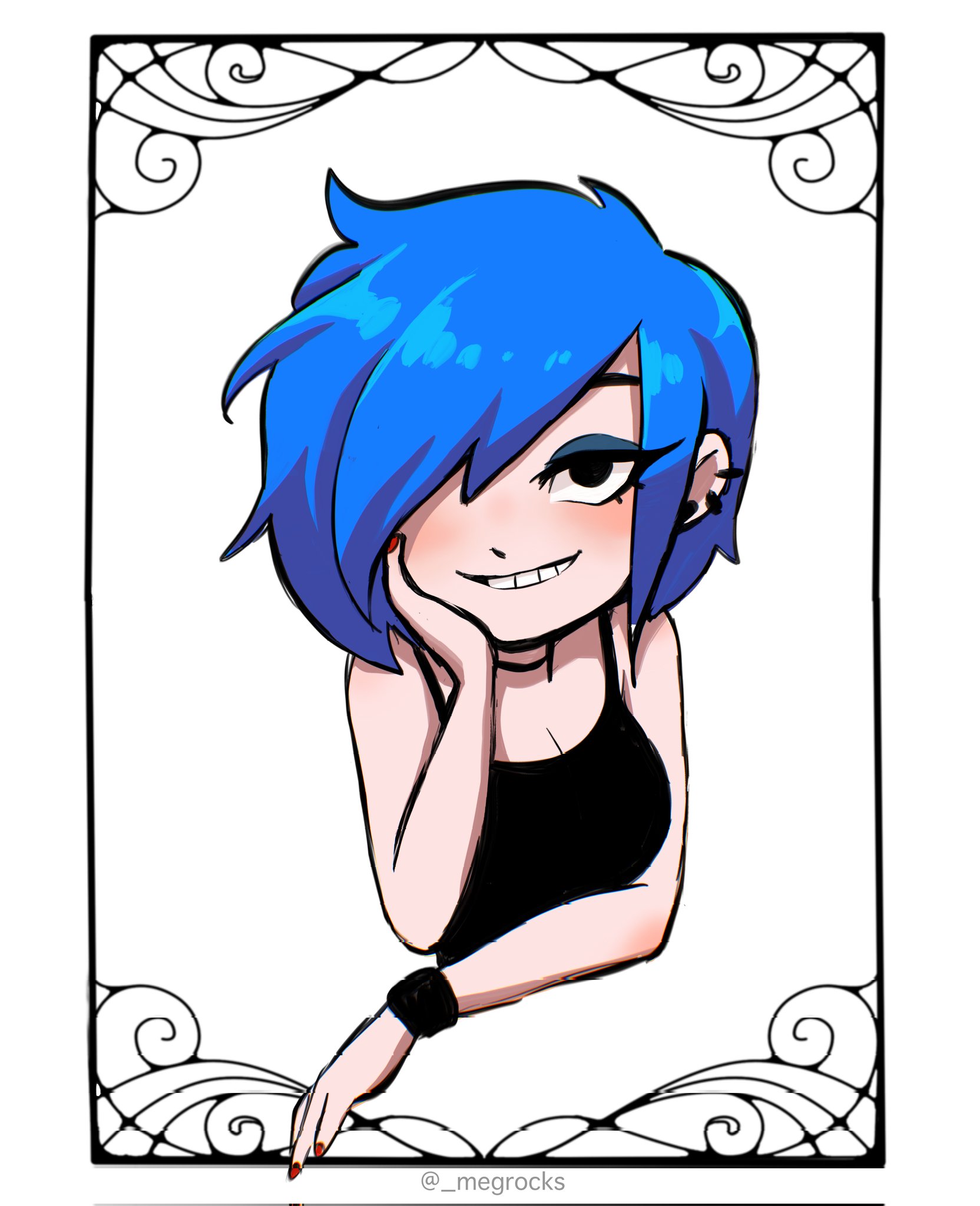 meg 🖤 on X: Day 16 of #Gothtober21 : Marie Kanker from Ed Edd n Eddy 💙  t.cojSZsssbeqB  X