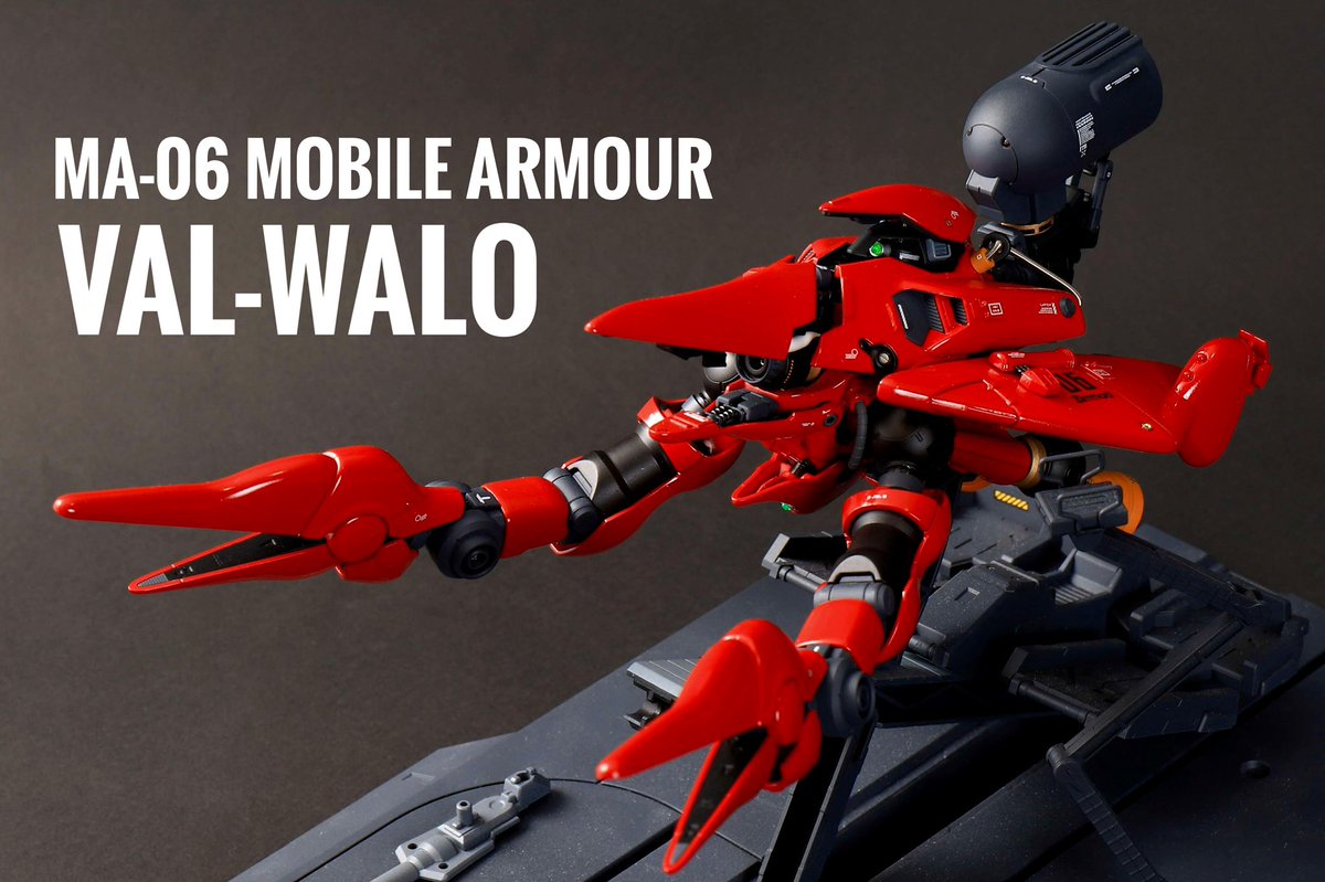 1/550ヴァル・ヴァロ塗装改造品 Gunpla] I painted the HG 1/550 Val Valo [Mobile Suit Gundam 0083