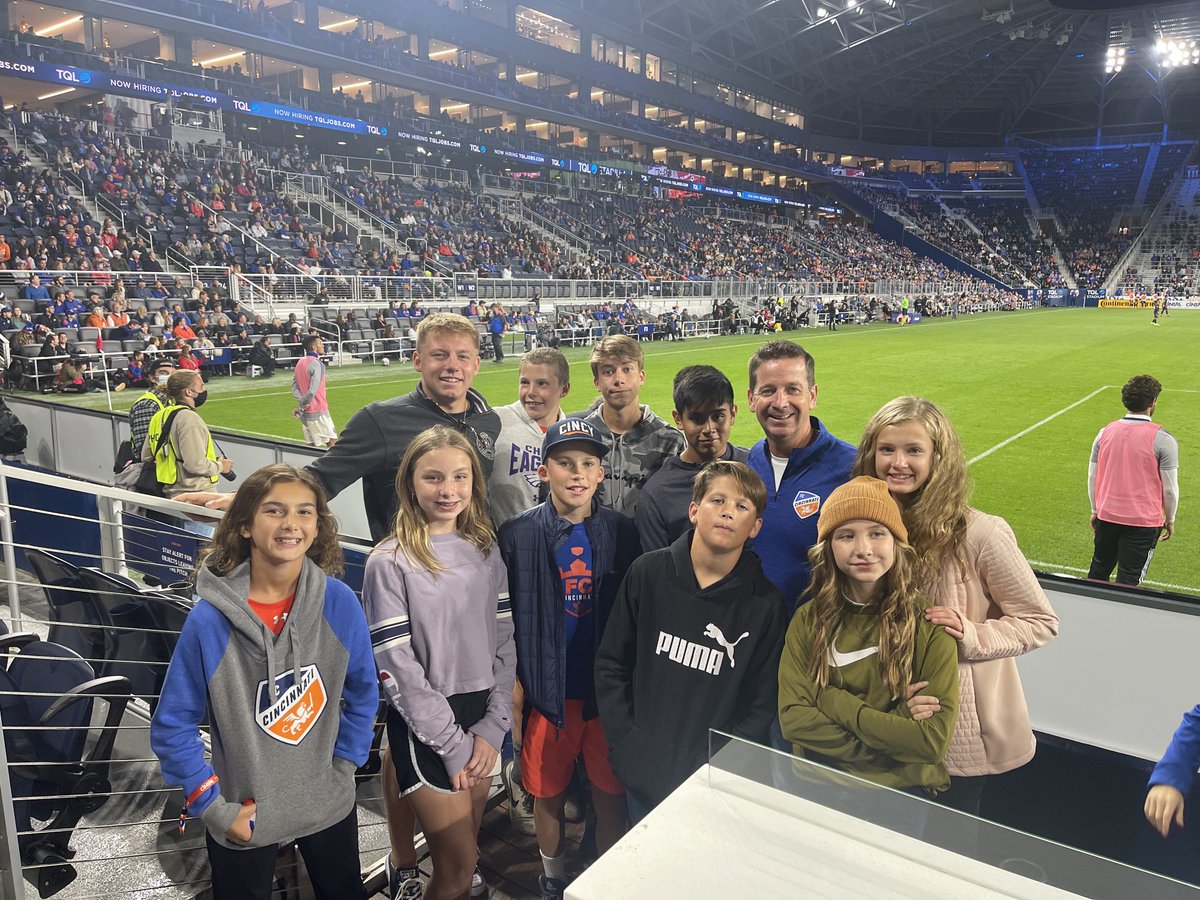 Eagles Junior High Soccer team taking in the FCC v Orlando City match.  Go Eagles - Go FCC!!