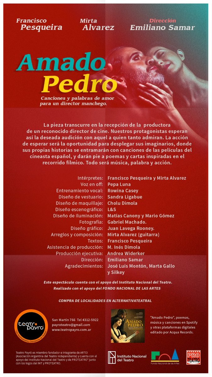 acompañados por la dulce Cholu Dimola, Sandra Ligabue y Romina Casey, dirigidos con gran sensibilidad por Emiliano Samar y producidos por Andrea Widerker. <a href="/CholuMakeUp/">Maria Ines Dimola</a> <a href="/EmilianoSamar/">Emiliano Samar</a> <a href="/andreawiderker/">Andrea Widerker</a>