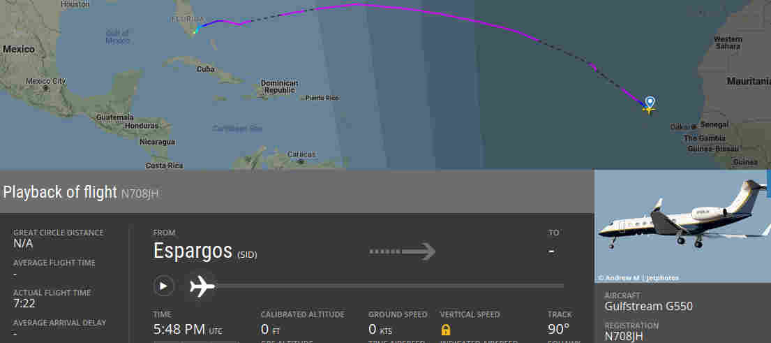 Alex Saab en Miami. flightradar24.com/data/aircraft/…