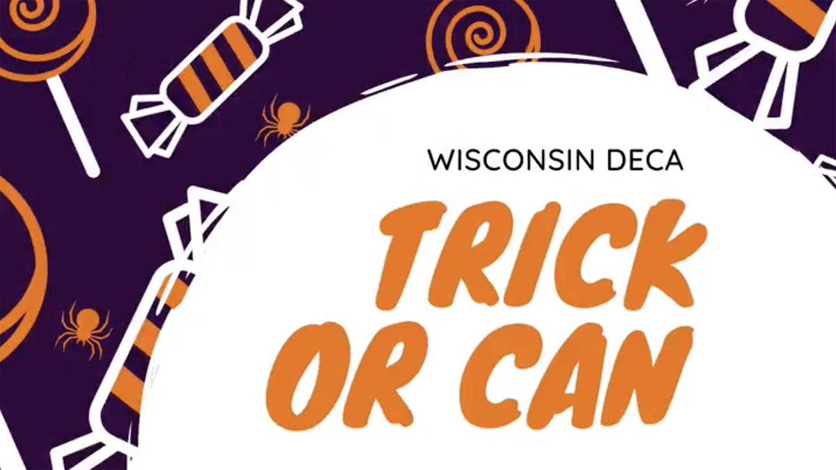 don’t forgot to be at case tomorrow (Sunday) by 9:45am for Trick-or-Can!