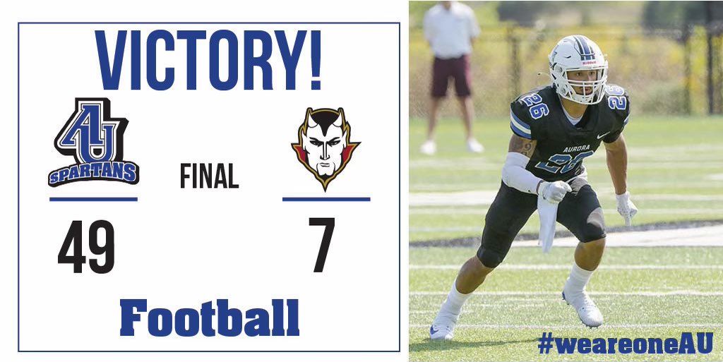 Spartans WIN!! AU defeats Eureka 49-7