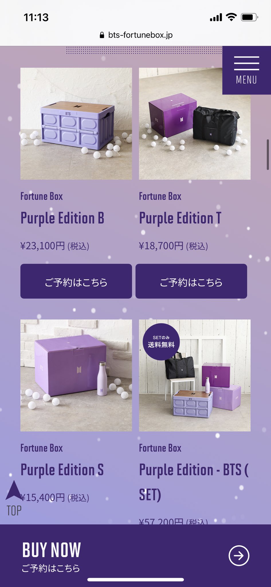 BTS [Fortune Box : Purple Edition]