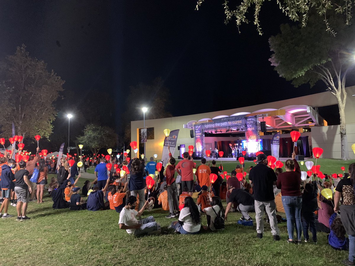 the night is lit indeed #LightTheNight