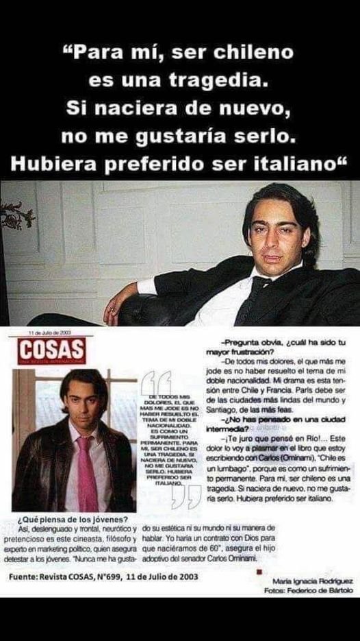 AloneFantasma's tweet photo. Menos mal qué hay recuerdos , el día que despreció su nacionalidad y ahora se hace el Chileno. Gracias Internet https://t.co/2jll9a9wT1